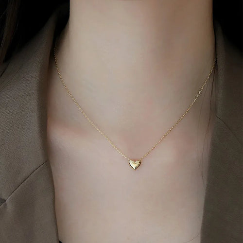 Collar Golden Heart – Estilo Minimalista
