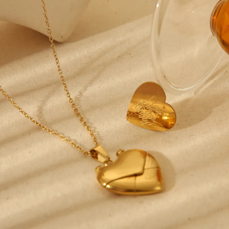 Collar Secret Heart – Oro 18K Personalizable