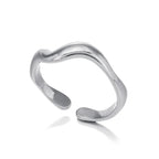 Anillo Wave – Acero Inoxidable Minimalista