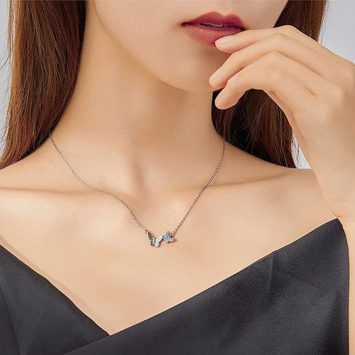 Collar Butterfly Shine – Plata 925 con Zirconias