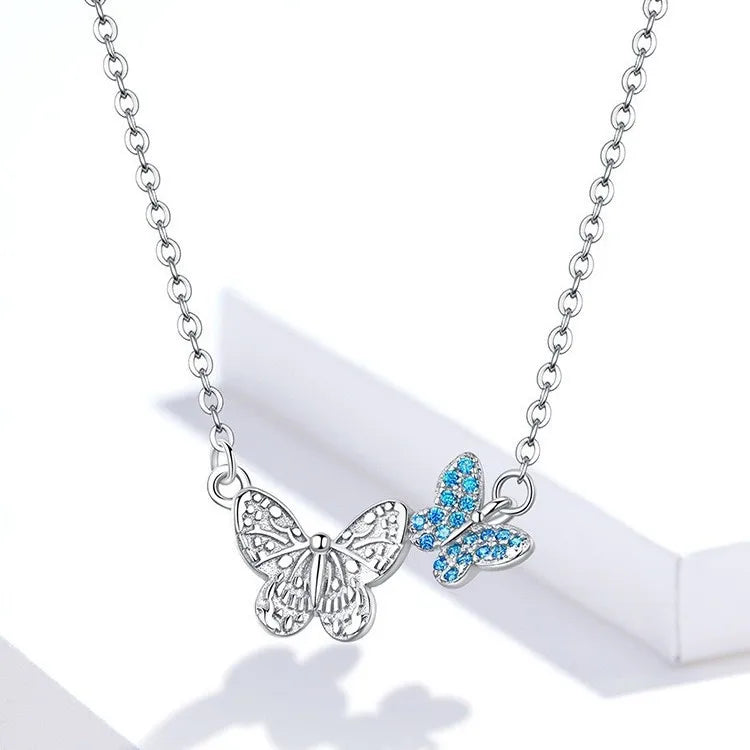 Collar Butterfly Shine – Plata 925 con Zirconias