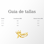 💍Anillo dorado con cristales